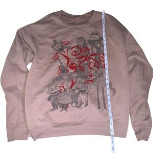 Disney tim Burton nightmare before Christmas sweater womens large